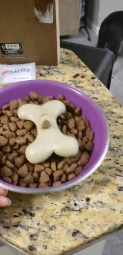 She won't eat till her food is 