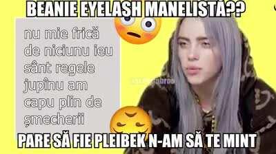 Bili Ailiș dacă după o lună în Rumîniia 😂👌🤣 (meme ciordit lmao)