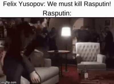 The man just won't go down