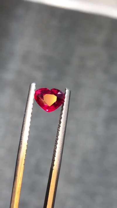 thoughts on this heart shape 1.05ct Ruby? NFS