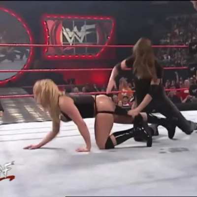 Trish's Juicy ASS SPANKED again and again and AGAIN