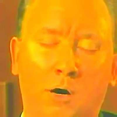 He moaned into the 5th dimension