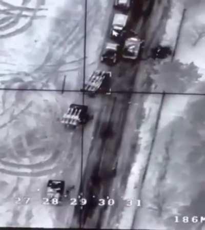 The Ukrainian Air Force has released additional footage of their Turkish made TB2 drones striking the Russian Occupation Forces.