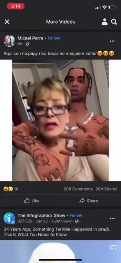 Bruh what the fuck is this shit? I’m deleting Facebook ong😭😭