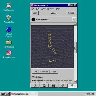 Instagram for Windows95 by Petrick Animation Co.