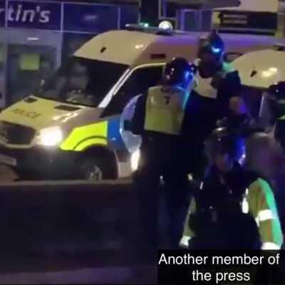 What happened at the Bristol protests last night