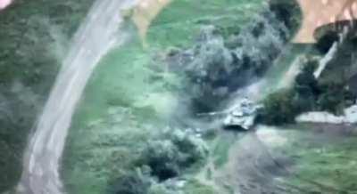 Footage of the destruction of the Russian T90