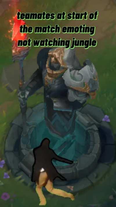 That one Teammate emoting..😒