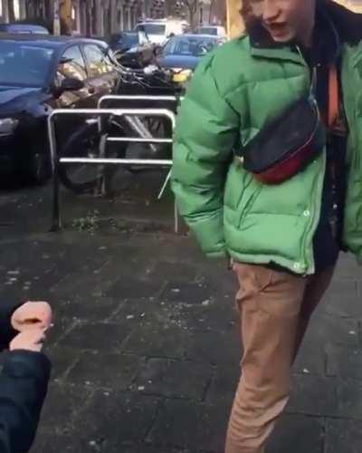 Using firework on the wrong way