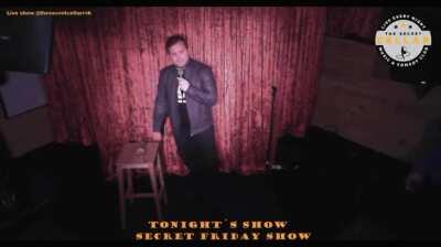 Icelandic comedian pulls of 11 accents during comedy set - including Colombian. As the performer - any criticism to make it better is well received.