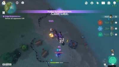 Got hit by lightning in the air