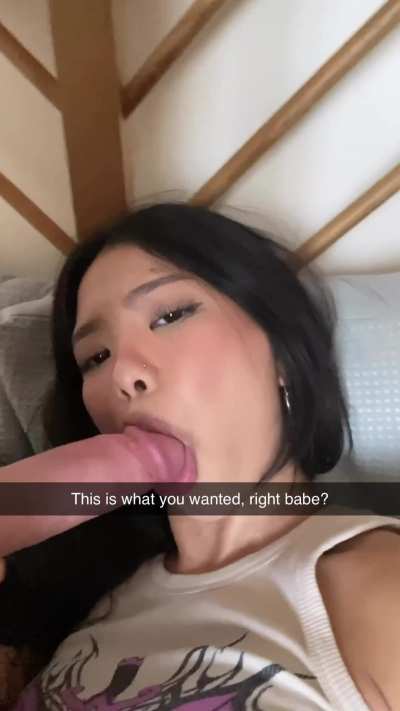 Asian Blowjob Caption Cuckold Girlfriend 