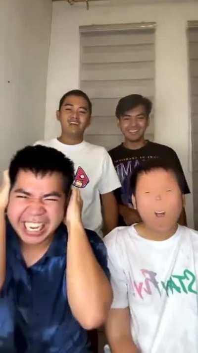 Her: he’s prolly out there cheating on me. Me and the boys: