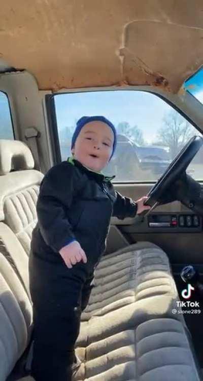 And this is how a love for vehicles starts