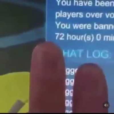 Omg this game banned me for saying gg ez