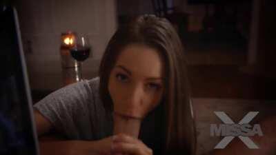 Younger Sister Giving Blowjob To Her Brother