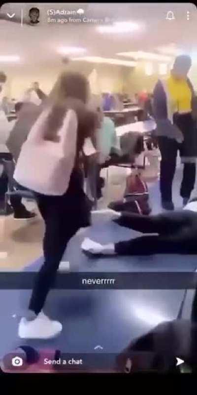 Girl is beaten into a seizure at school