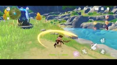 Has anyone noticed how cool beiduo kicks her sword to make it swing faster? :) (incoming Jojo reference)