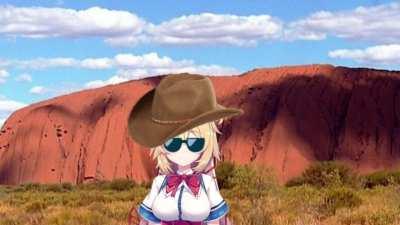 Gura flies to australia