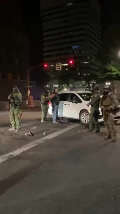 Portland Journalist (Johnnthelefty) Kidnapped By Unknown agents and taken away in a civilian van