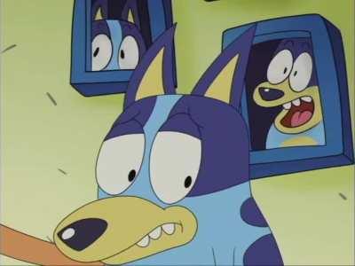 Bluey As A 90s Nickelodeon Cartoon