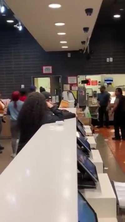 Trashing a McDonald’s