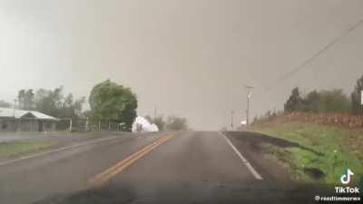 Reed Timmer’s insane Tornado Intercept yesterday in Cole, Oklahoma.