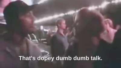 Old video of Joe arguing with Lydia Lunch