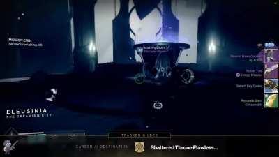 Had this happen the other night doing Shattered Throne