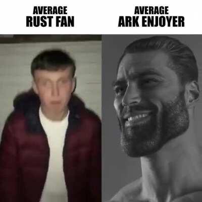 Average Rust fan vs Average ARK enjoyer