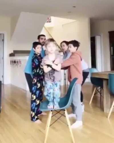 HMJB while I playing with my folks.