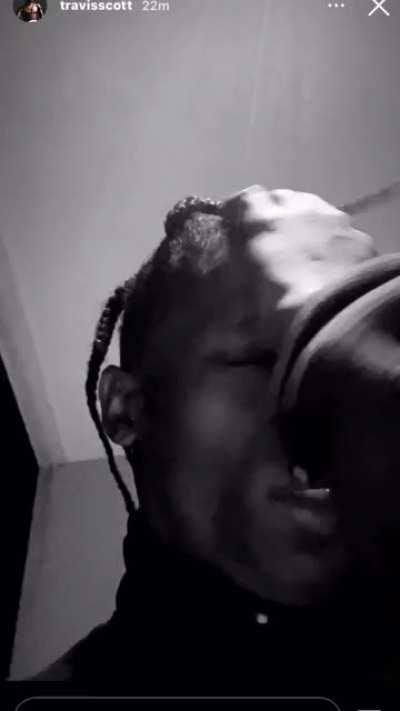 Travis Scott sheds crocodile tears after he told everyone to storm the gates - he also continued singing when a dead person was being carried out 50 feet away.