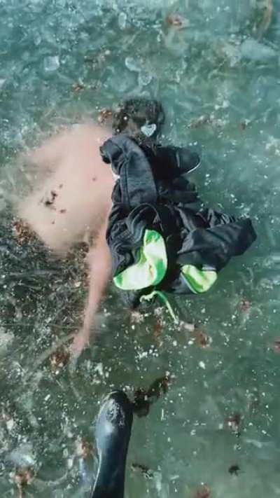 When you can't find the hole.