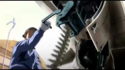 Ace Combat 3's intro with Evangelion's opening works unexpectedly well