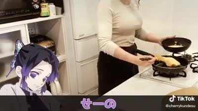 Shinobu nos enseña a cocinar