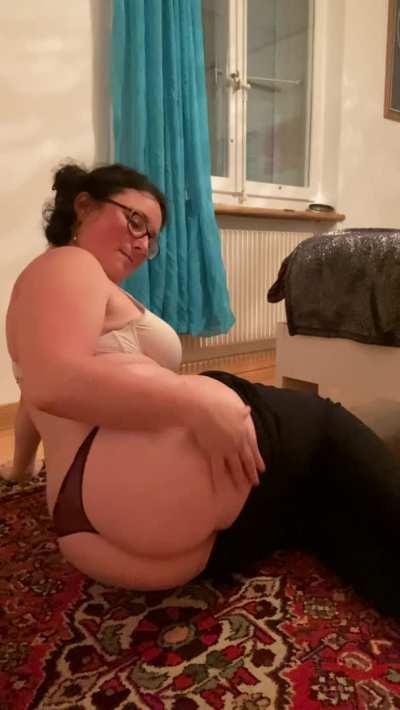 Just trying to tempt you with my ass, is it working?