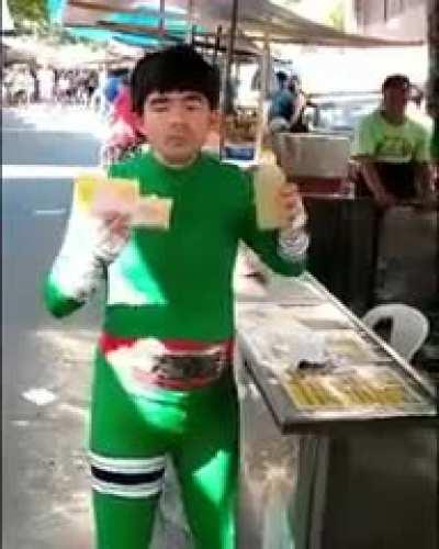 Muquinha na prox live vai de rock lee para a feira pfv