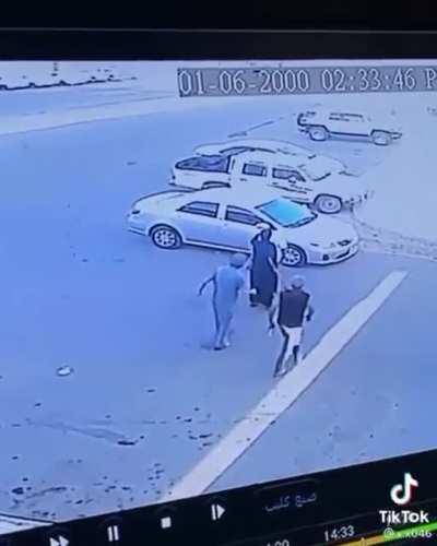 My man switched modes from violence to respect