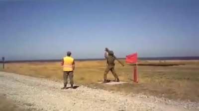 Fail to launch a MANPADS during military training