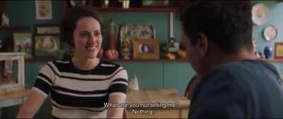 I jumped out my seat when he looked at the camera!