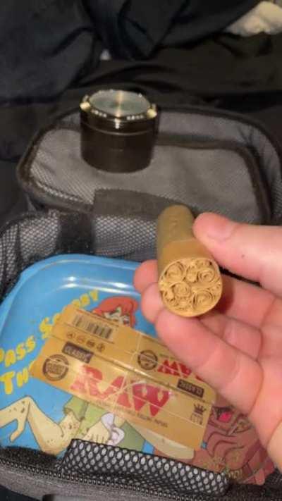 Rolled this cannon last night can’t wait to smoke it while camping