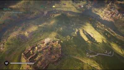 Couldn't have gone through a whole AC playthrough without a funny bug. New skill: Flight of the Valkyries