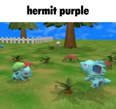 One gif for every stand. Day 3: Hermit Purple