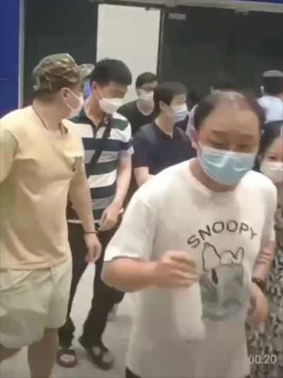 People in China trying to escape as IKEA Shanghai was getting full lockdown spontaneously due to COVID
