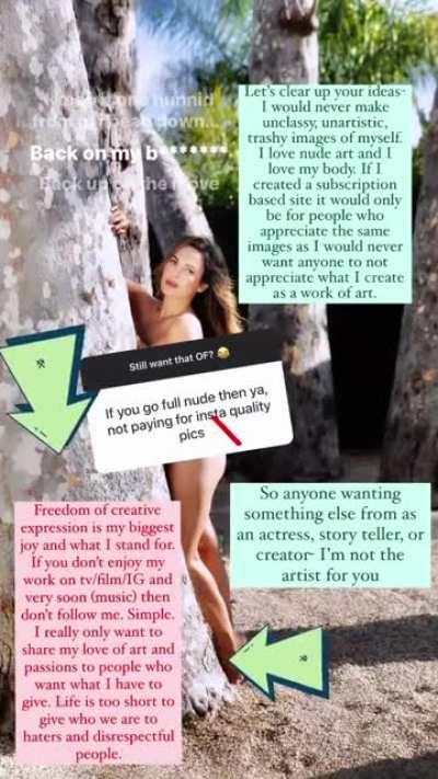 I think she's not playing. It's going to happen soon.