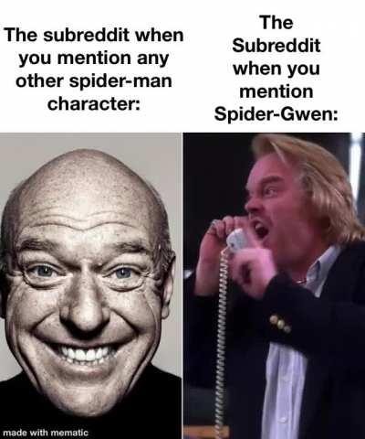 The hate on Spider-Gwen is unreal!