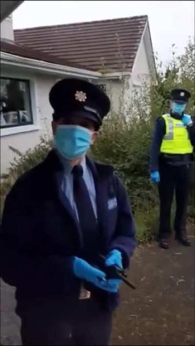 This is what the Gardai are having to deal with.
