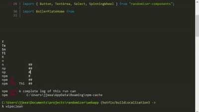 I made a node package to clean your terminal with a squeegee