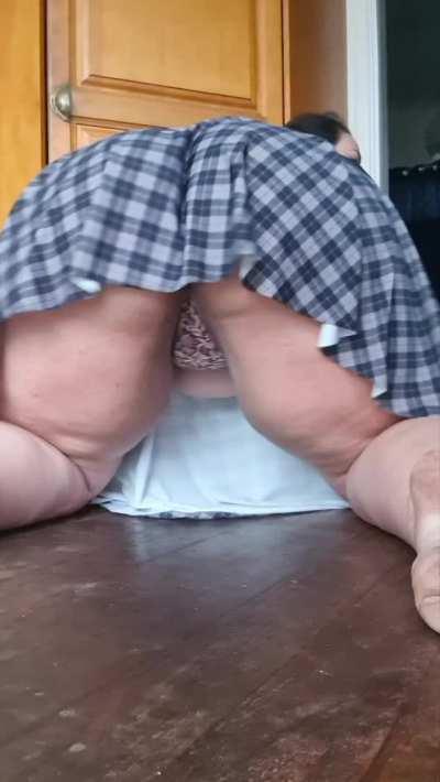 Under my skirt hides a big secret