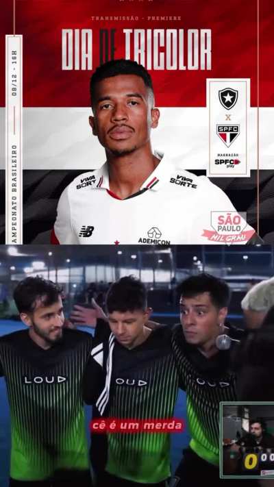 Vazou o vestiário do são Paulo 